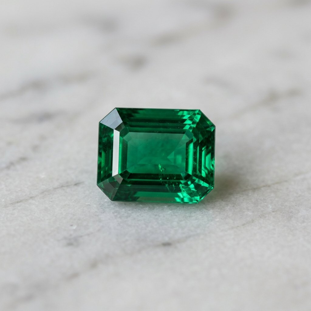 Cut Green Emerald